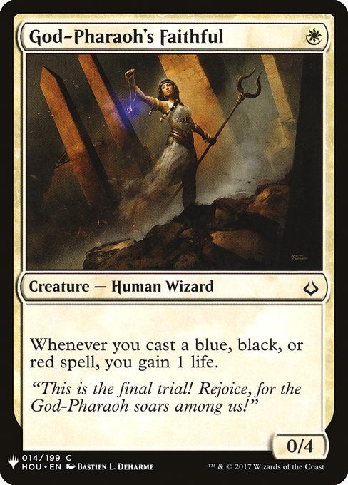 God-Pharaoh's Faithful (PLST) (HOU-14)