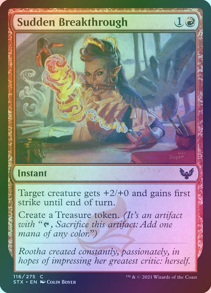 Sudden Breakthrough (STX) (116) / Foil