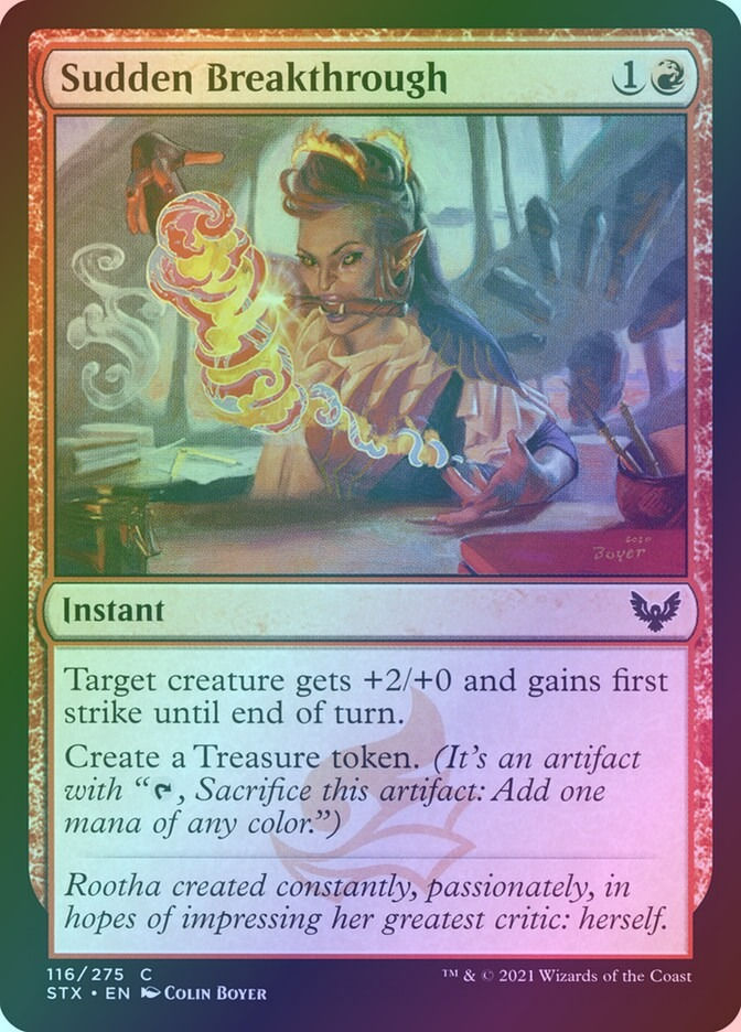 Sudden Breakthrough (STX) (116) / Foil