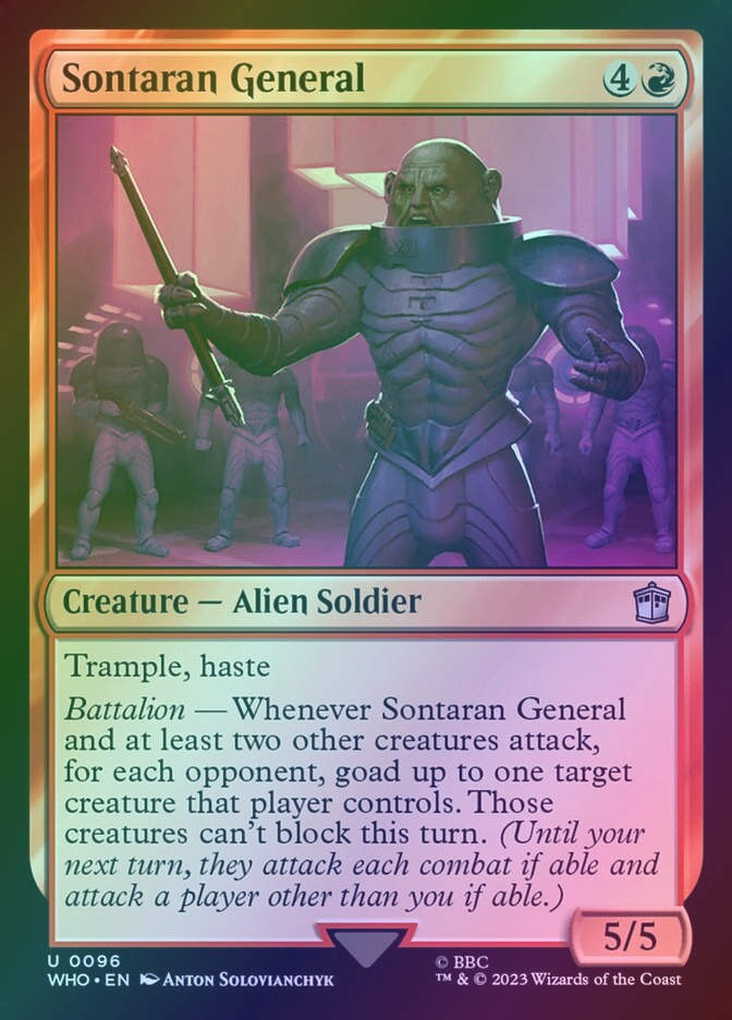 Sontaran General (WHO) (96) / Foil