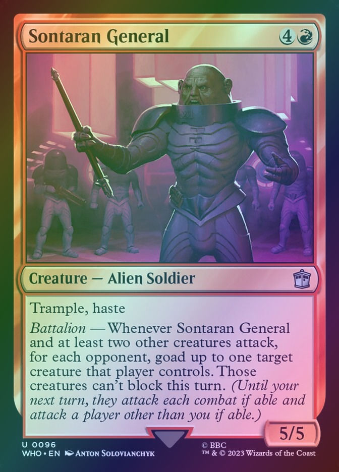 Sontaran General (WHO) (96) / Foil