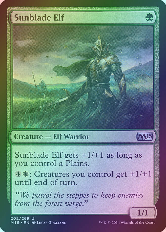 Sunblade Elf (M15) (202) / Foil