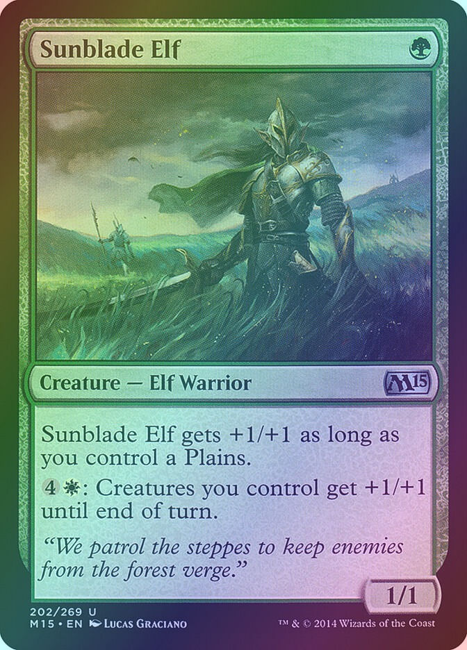 Sunblade Elf (M15) (202) / Foil