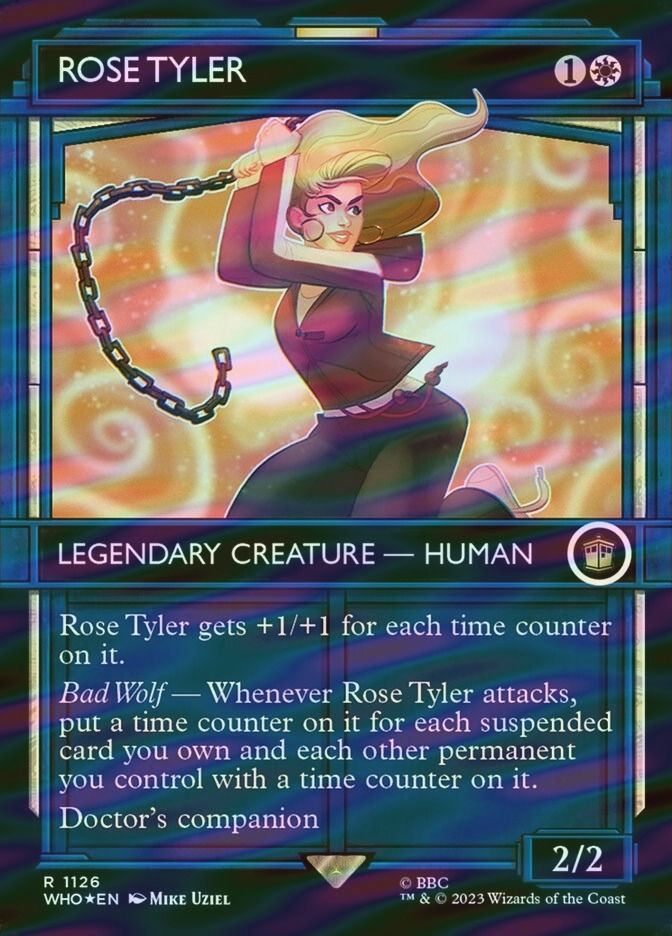 Rose Tyler (WHO) (1126) / Borderless / Showcase / Surge Foil