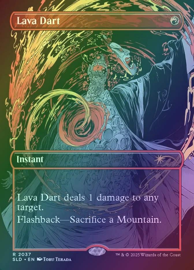 Lava Dart (SLD) (2037) / Borderless / Foil