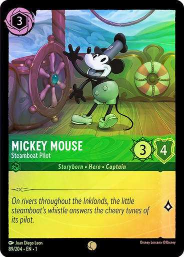 Mickey Mouse - Steamboat Pilot (LOR_TFC) / Foil