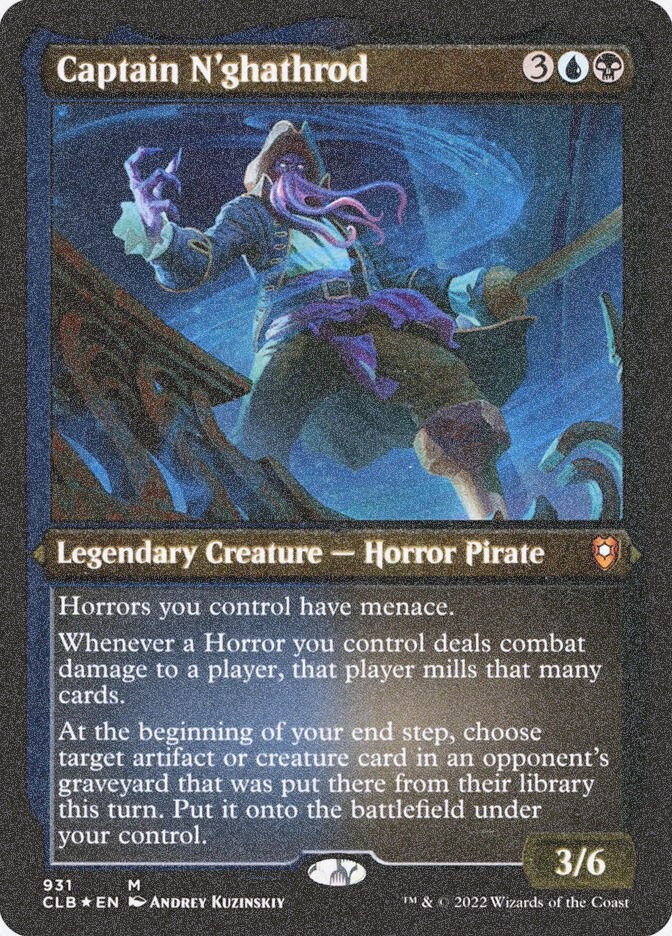 Captain N'ghathrod (CLB) (931) / Foil Etched