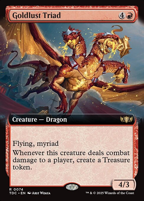 Goldlust Triad (TDC) (74) / Extended Art