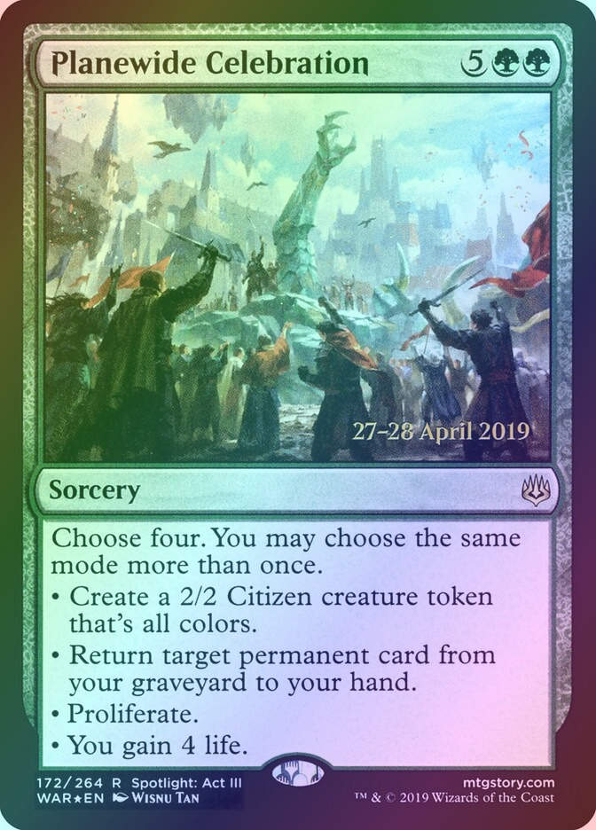 Planewide Celebration (PWAR) (172s) / Foil