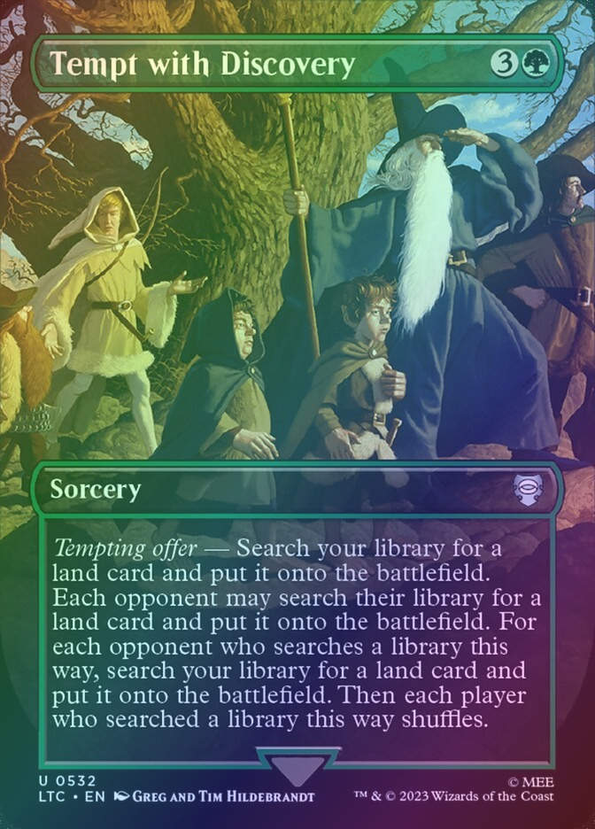 Tempt with Discovery (LTC) (532) / Borderless / Foil
