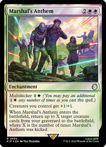 Marshal's Anthem (pip) (694) / Surge Foil