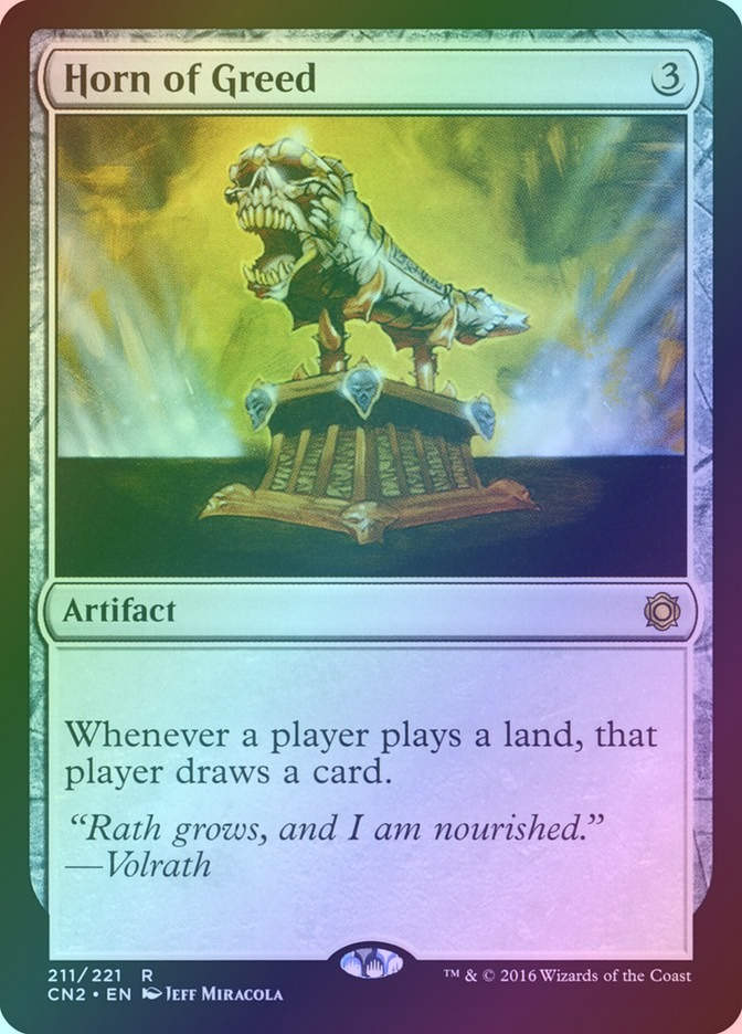 Horn of Greed (CN2) (211) / Foil