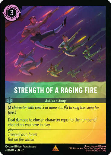 Strength of a Raging Fire (LOR_ROF) / Foil