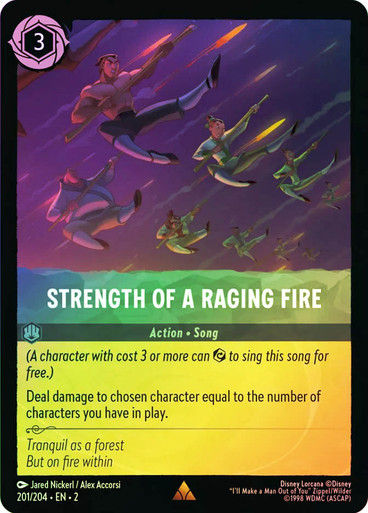 Strength of a Raging Fire (LOR_ROF) / Foil