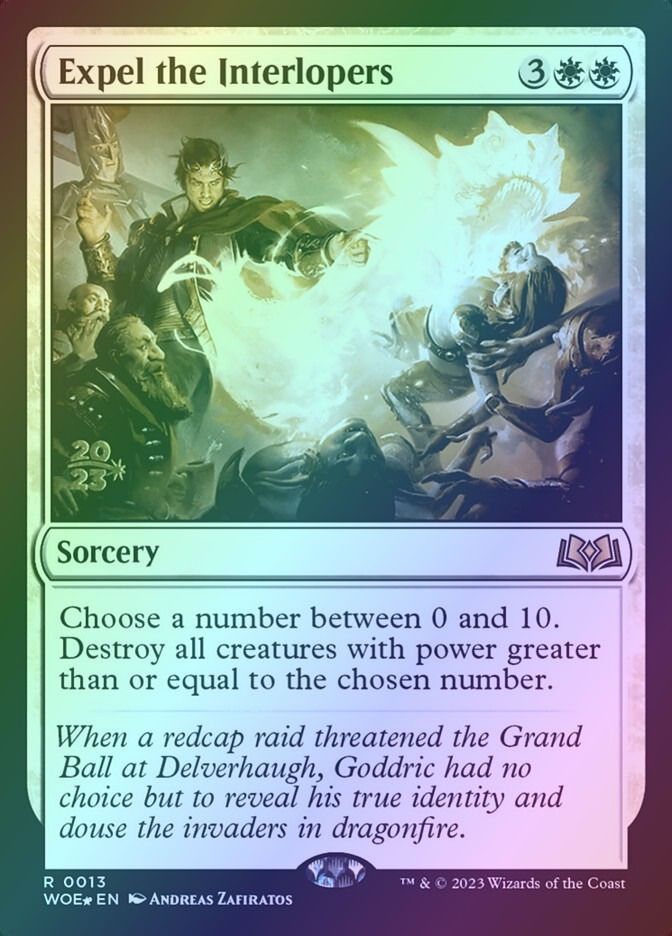 Expel the Interlopers (PWOE) (13s) / Foil