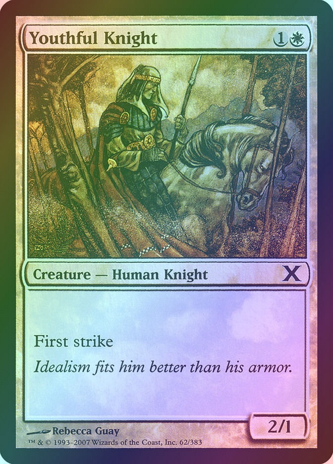 Youthful Knight (10E) (62★) / Foil