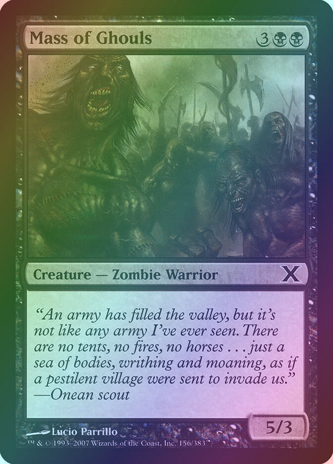 Mass of Ghouls (10E) (156) / Foil