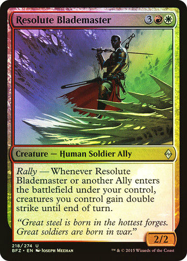 Resolute Blademaster (BFZ) (218) / Foil