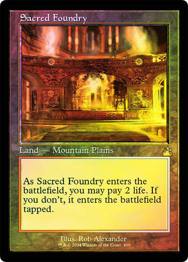 Sacred Foundry (rvr) (409) / Retro / Foil