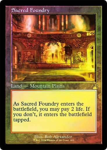 Sacred Foundry (rvr) (409) / Retro / Foil