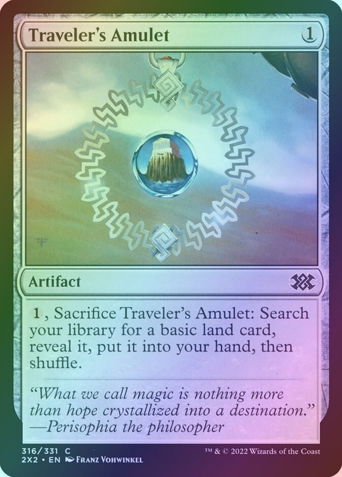 Traveler's Amulet (2X2) (316) / Foil