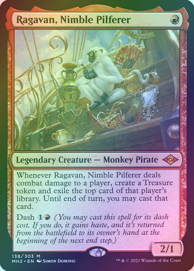 Ragavan, Nimble Pilferer (MH2) (138) / Foil