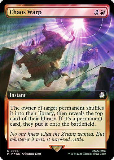 Chaos Warp (pip) (994) / Extended Surge Foil