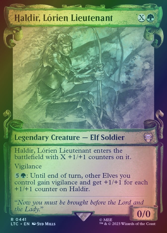 Haldir, Lórien Lieutenant (LTC) (441) / Showcase / Foil