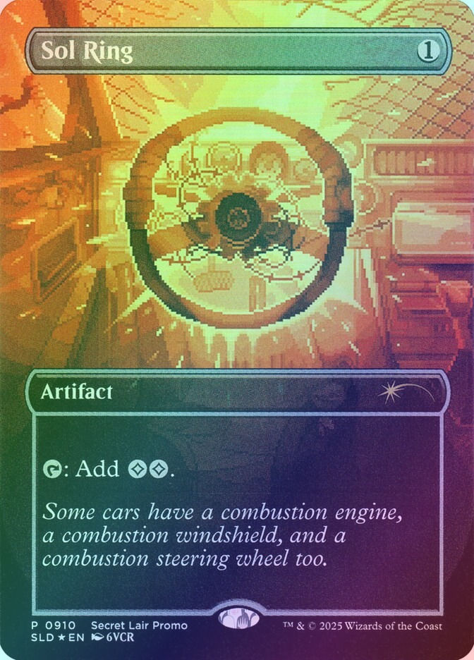 Sol Ring (SLD) (910) / Borderless / Foil