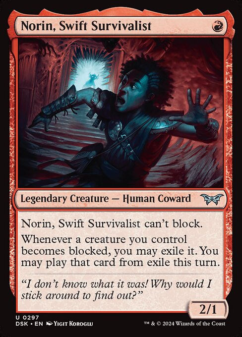 Norin, Swift Survivalist (DSK) (297) (Ghost)