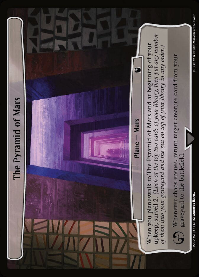 The Pyramid of Mars (WHO) (597) / Planar Cards