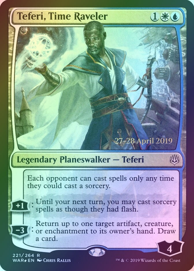 Teferi, Time Raveler (PWAR) (221s) / Foil