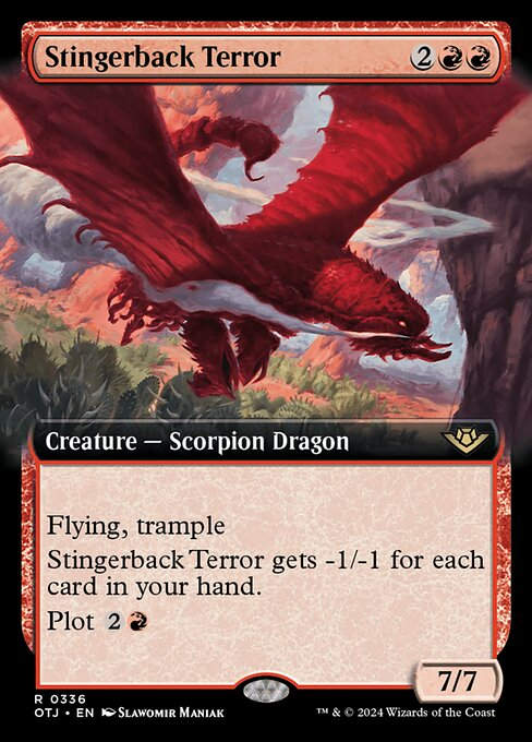 Stingerback Terror (otj) (336) / Extended Art