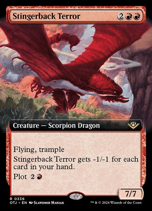 Stingerback Terror (otj) (336) / Extended Art