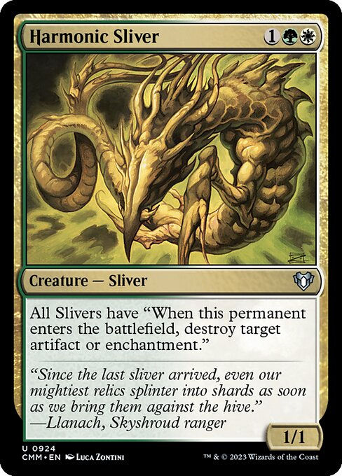 Harmonic Sliver (cmm) (Commander Deck)