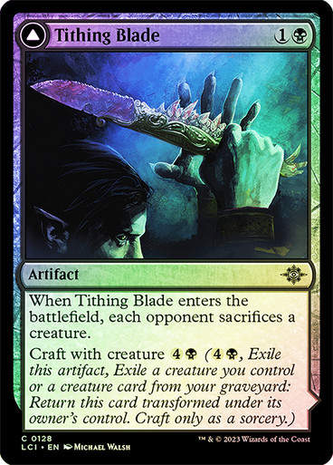 Tithing Blade // Consuming Sepulcher (lci) / Foil