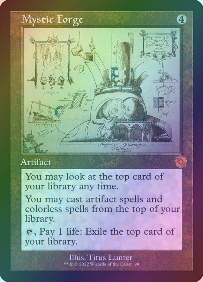 Mystic Forge (BRR) (99) / Foil / Schematic
