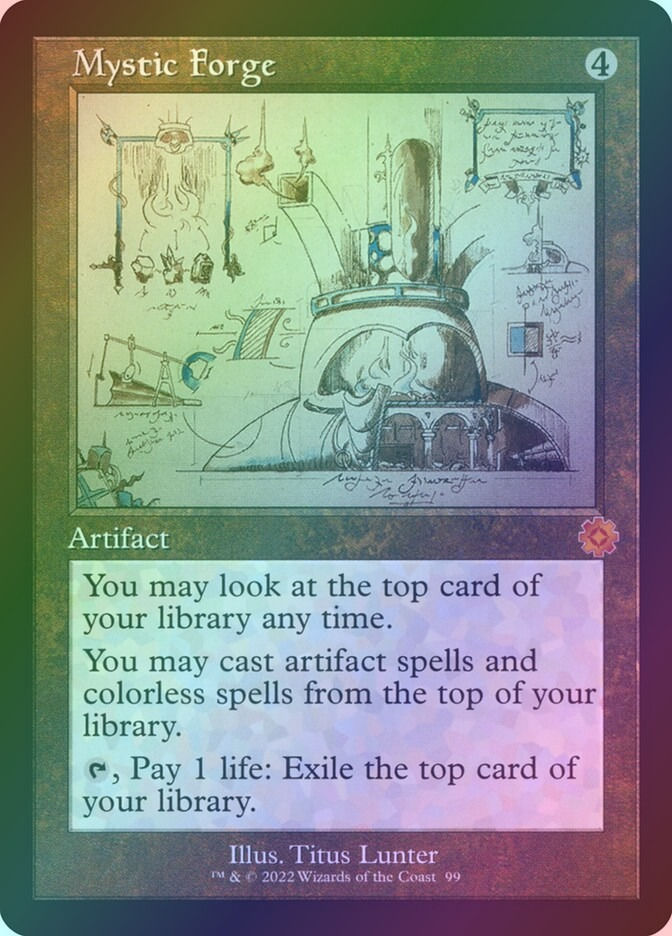 Mystic Forge (BRR) (99) / Foil / Schematic
