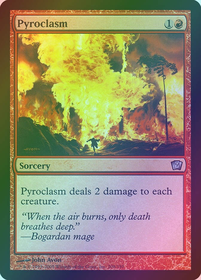 Pyroclasm (9ED) (208★) / Foil