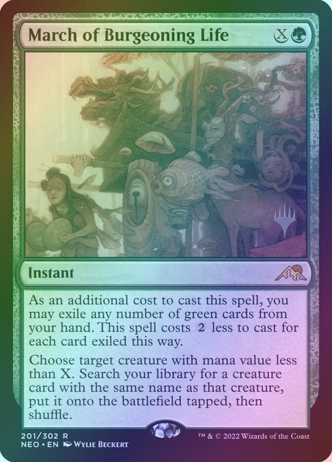 March of Burgeoning Life (PNEO) (201p) / Foil