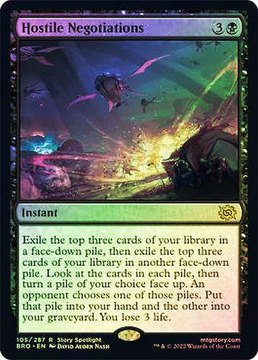 Hostile Negotiations (BRO) / Foil