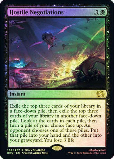 Hostile Negotiations (BRO) / Foil