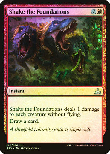Shake the Foundations (RIX) (113) / Foil