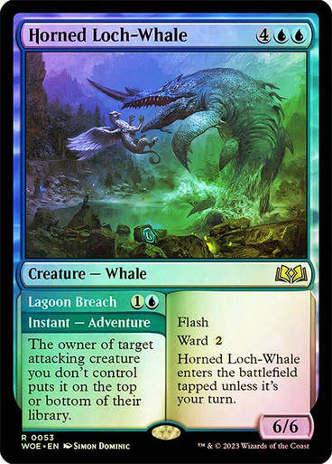 Horned Loch-Whale // Lagoon Breach (woe) / Foil