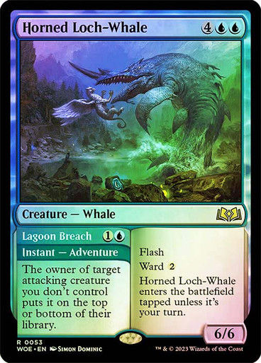Horned Loch-Whale // Lagoon Breach (woe) / Foil