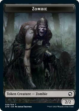 Token ( Spider // Zombie) (TAFR) / Foil — cara 2 de 2