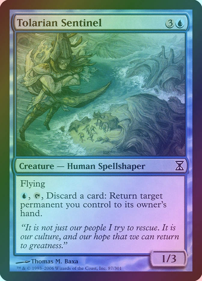 Tolarian Sentinel (TSP) (87) / Foil