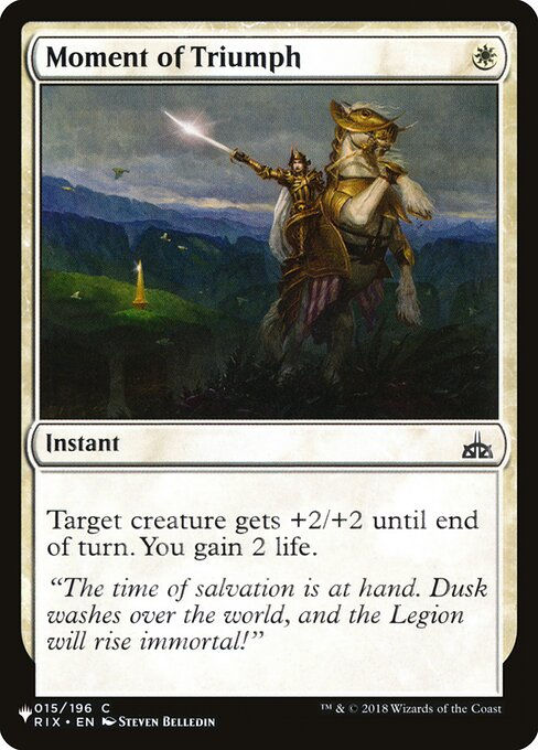 Moment of Triumph (PLST) (RIX-15)