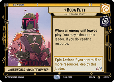 Boba Fett - Collecting the Bounty (SOR_#015/252)