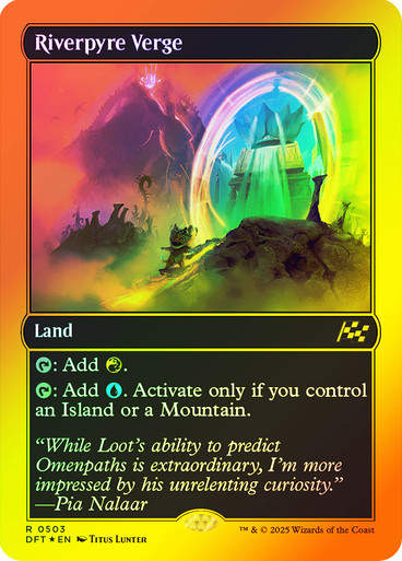 Riverpyre Verge (DFT) (503) / First Place Foil